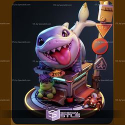 Chibi Jeff Marvel Rivals 3D Printer Files STL Model