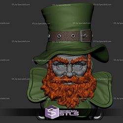 Leprechaun Bust 3D Printer Files STL Model