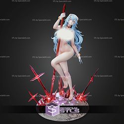 Rei Ayanami Evangelion Calm Pose Alternative STL Files 3D Model