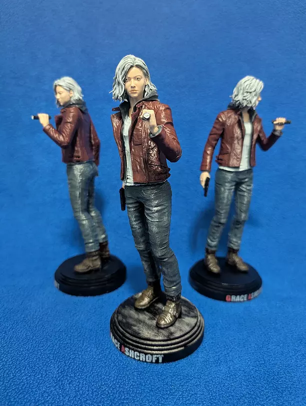 Figura Grace Ashcroft resident evil requiem optimizado 3D STL Model — view 1
