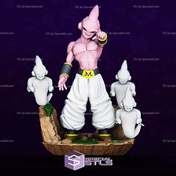 Kid Buu Pointing 150mm STL Files 3D Model