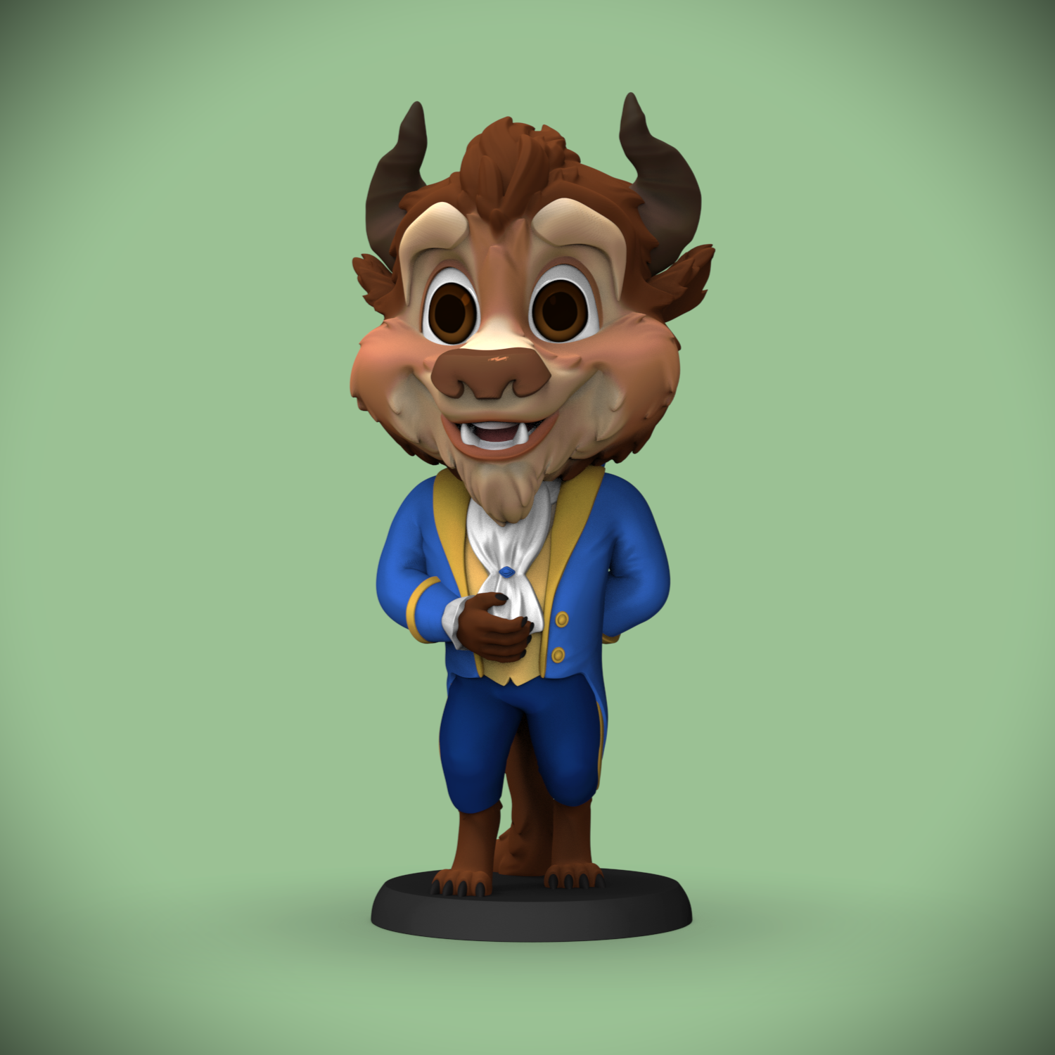 Beast- "Fairytale Tots" 3D STL Model