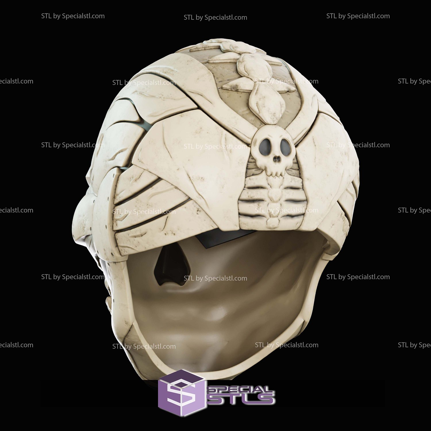 Cosplay STL Files Skull Dr Doom Mask 3D Model — view 3