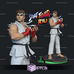 Ryu Street Fighter Alpha 3D Printer Files STL Model