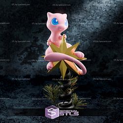 Basic Pokemon Collection - Mew Tree Topper 3D STL Model