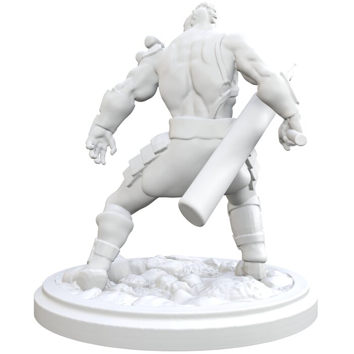28 mm Javelin orc 3D OBJ Model — view 3