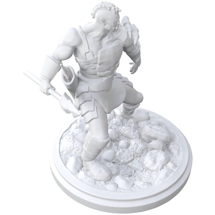 28 mm Javelin orc 3D OBJ Model — view 5