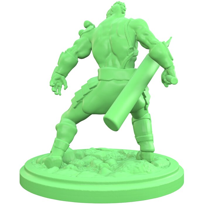 28 mm Javelin orc 3D OBJ Model — view 6