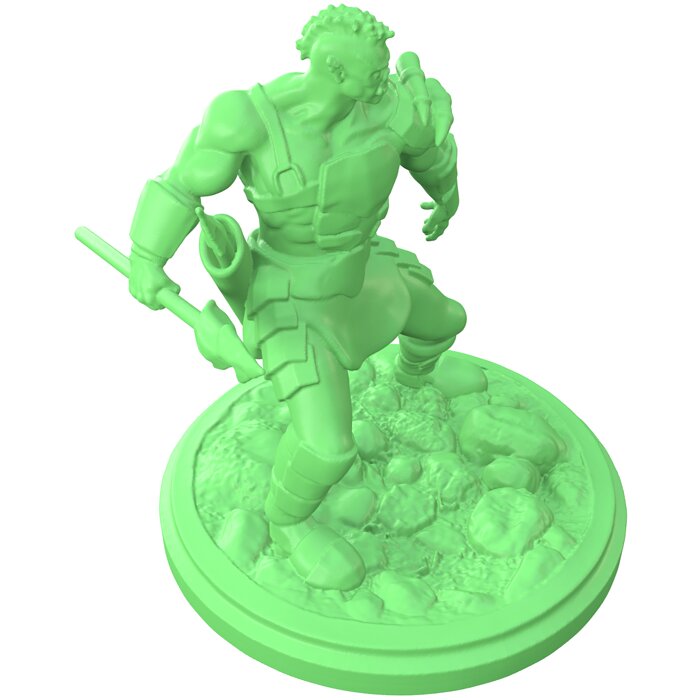 28 mm Javelin orc 3D OBJ Model — view 8