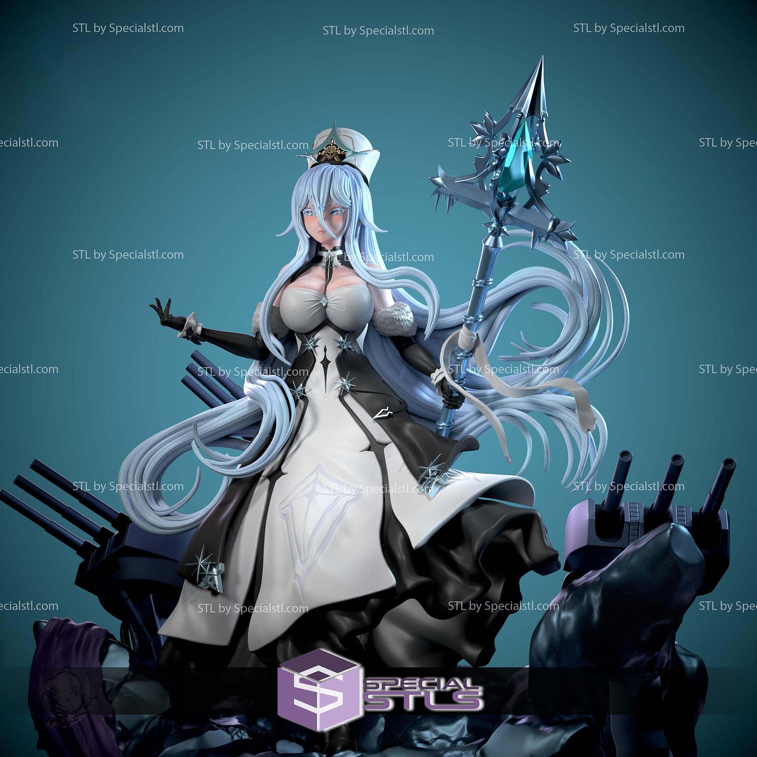 Sovetsky Soyuz Azur Lane 260mm STL Files 3D Model — view 3