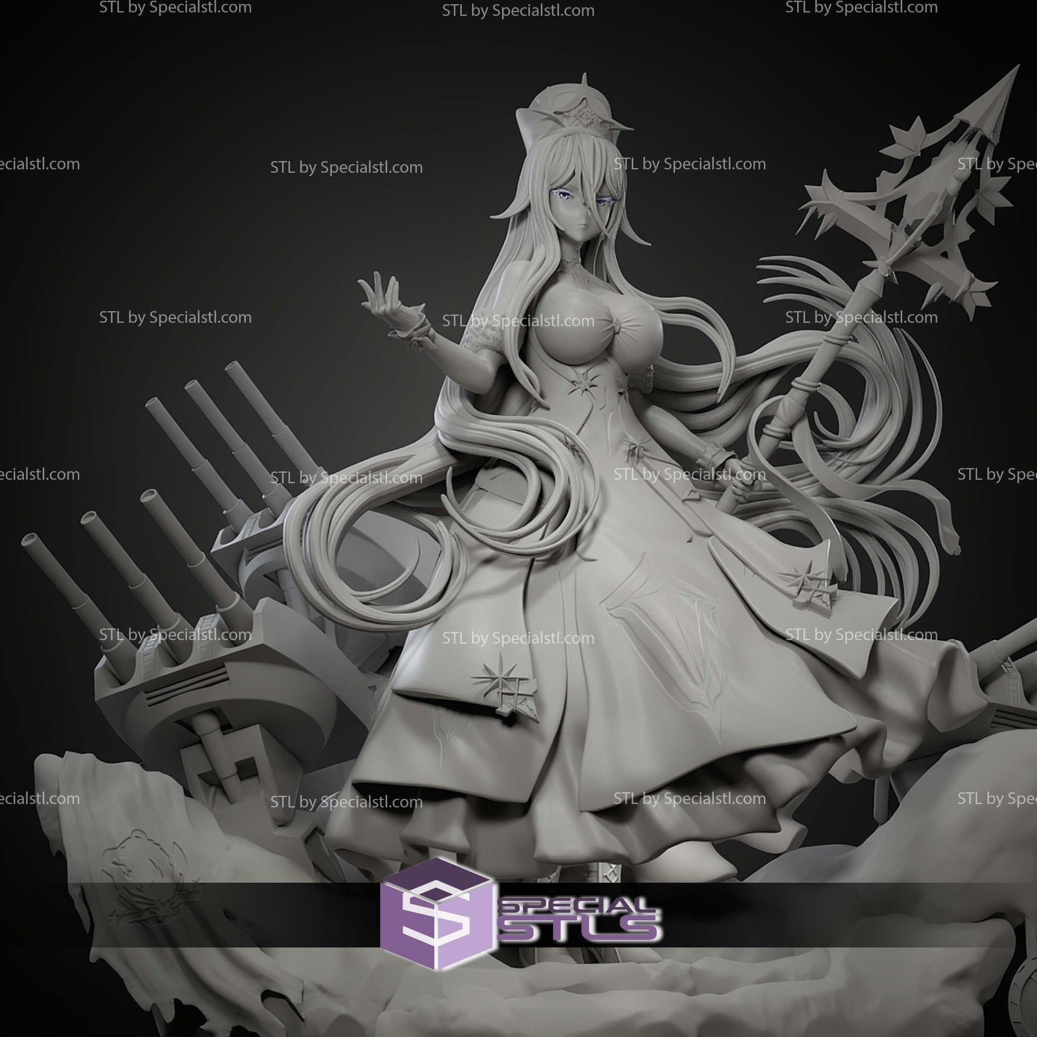 Sovetsky Soyuz Azur Lane 260mm STL Files 3D Model — view 5