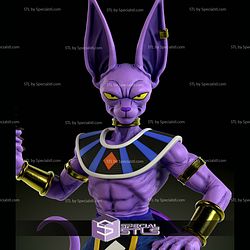 Beerus Sama Sitting Pose 3D Printing Models STL Model