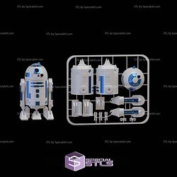 Basic STL Files R2D2 Kit Card 3D Model