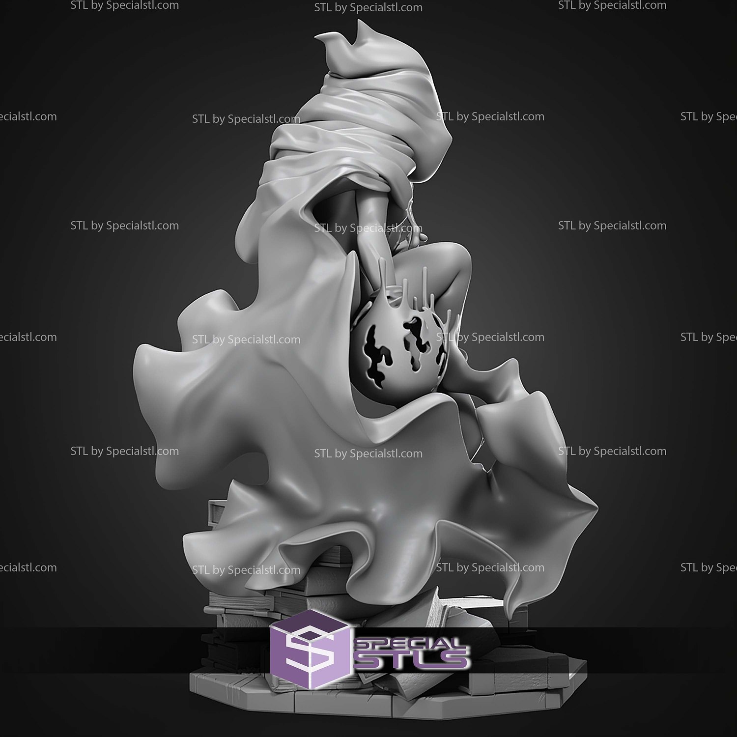 Raven Teen Titans STL Files 3D Model — view 2