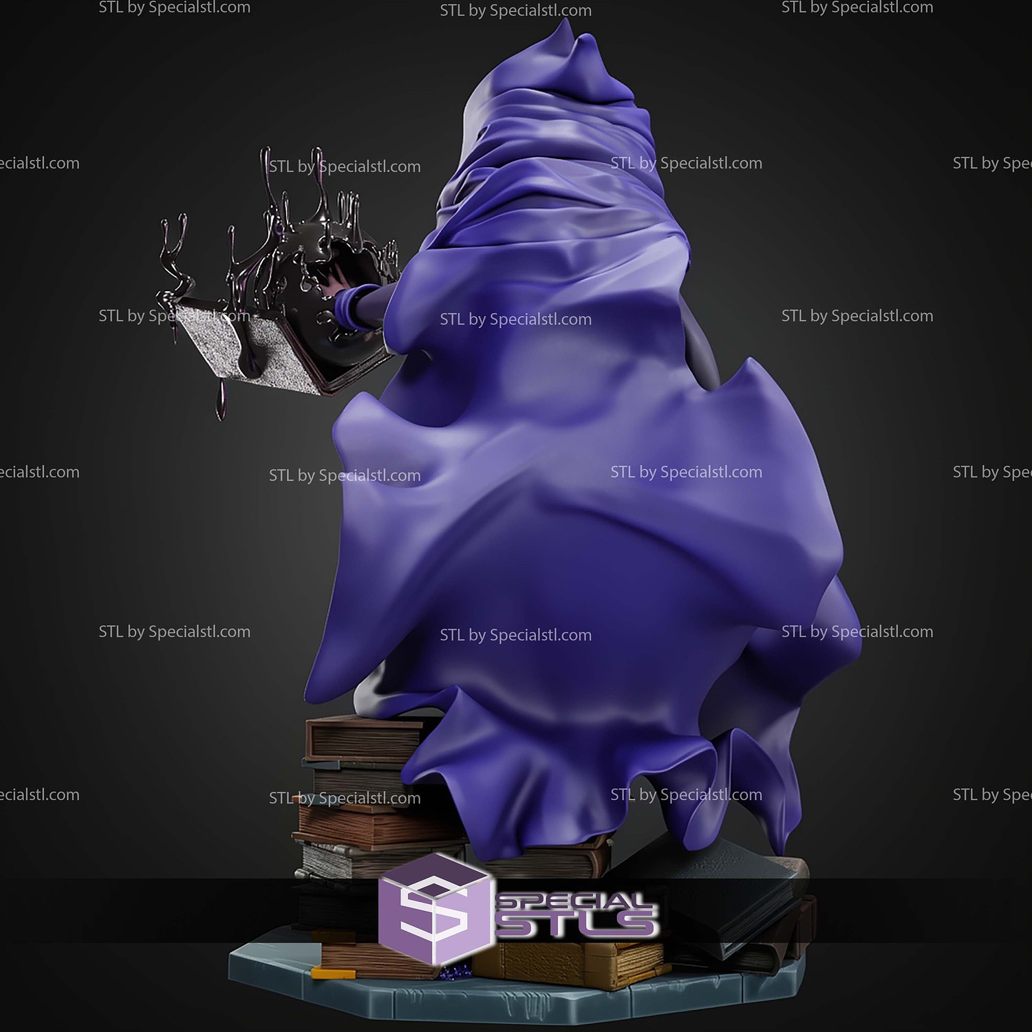 Raven Teen Titans STL Files 3D Model — view 5