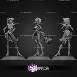 Krystal Star Fox Alternative STL Files 3D Model