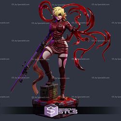 Seras Victoria Bleeding Hellsing 3D Printer Files STL Model
