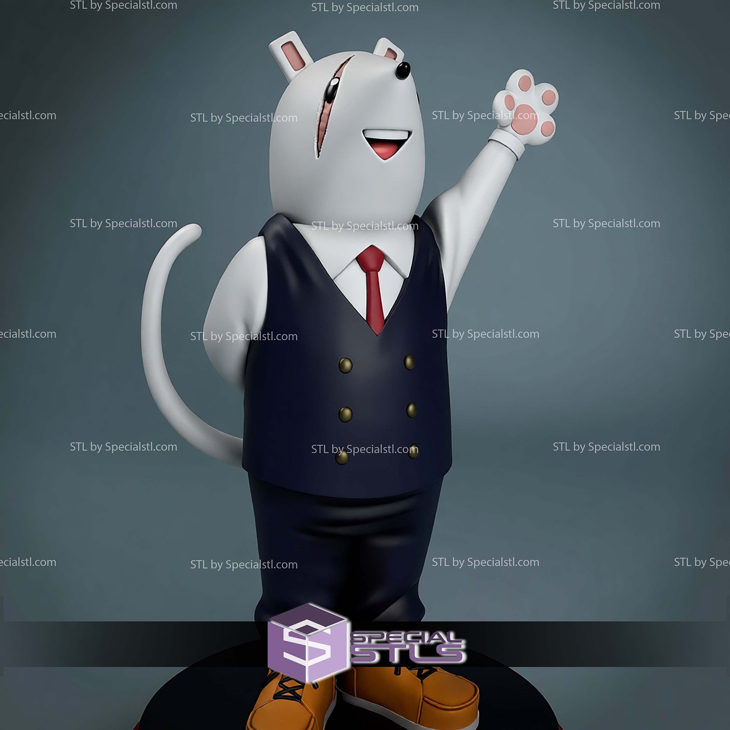 Principal Nezu MHA 103mm STL Files 3D Model — view 2