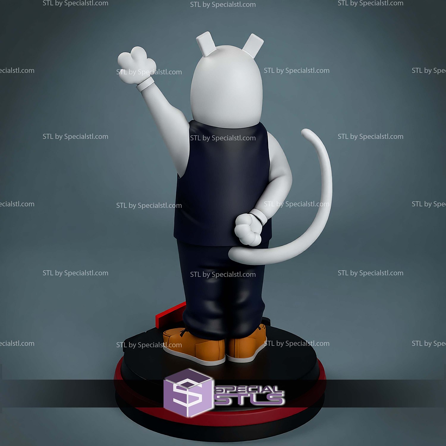 Principal Nezu MHA 103mm STL Files 3D Model — view 3