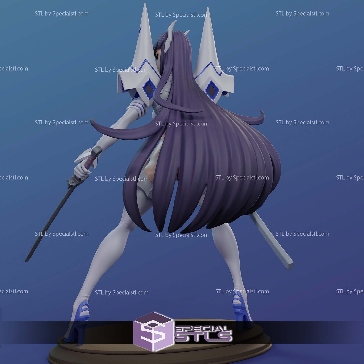 Satsuki Kiryuin Junketsu Attractive Sculptures 3D Printing STL Model — view 2