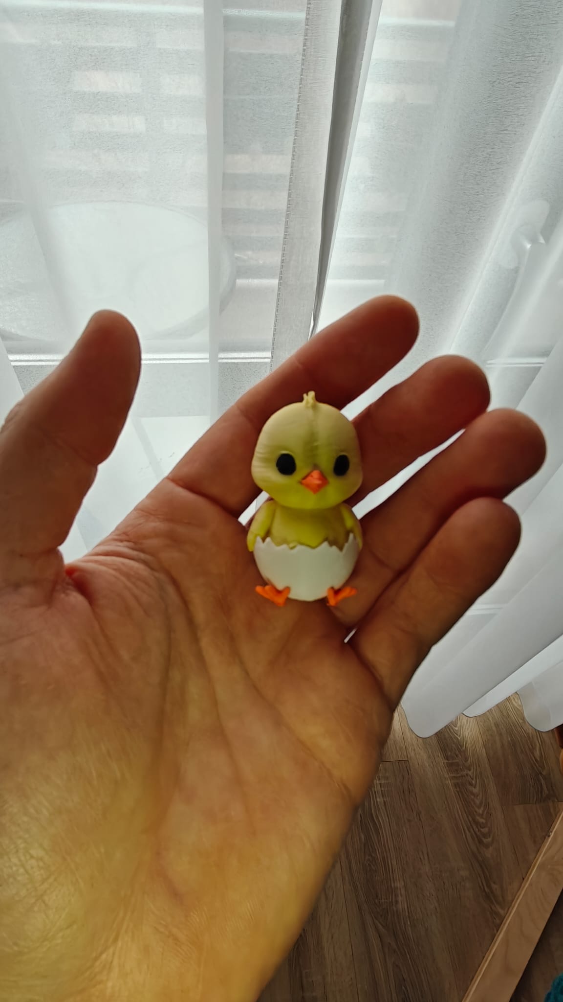 Hatching Baby Chick — Easter Figurine | Multi-Color 3D Print 3MF Model — view 2