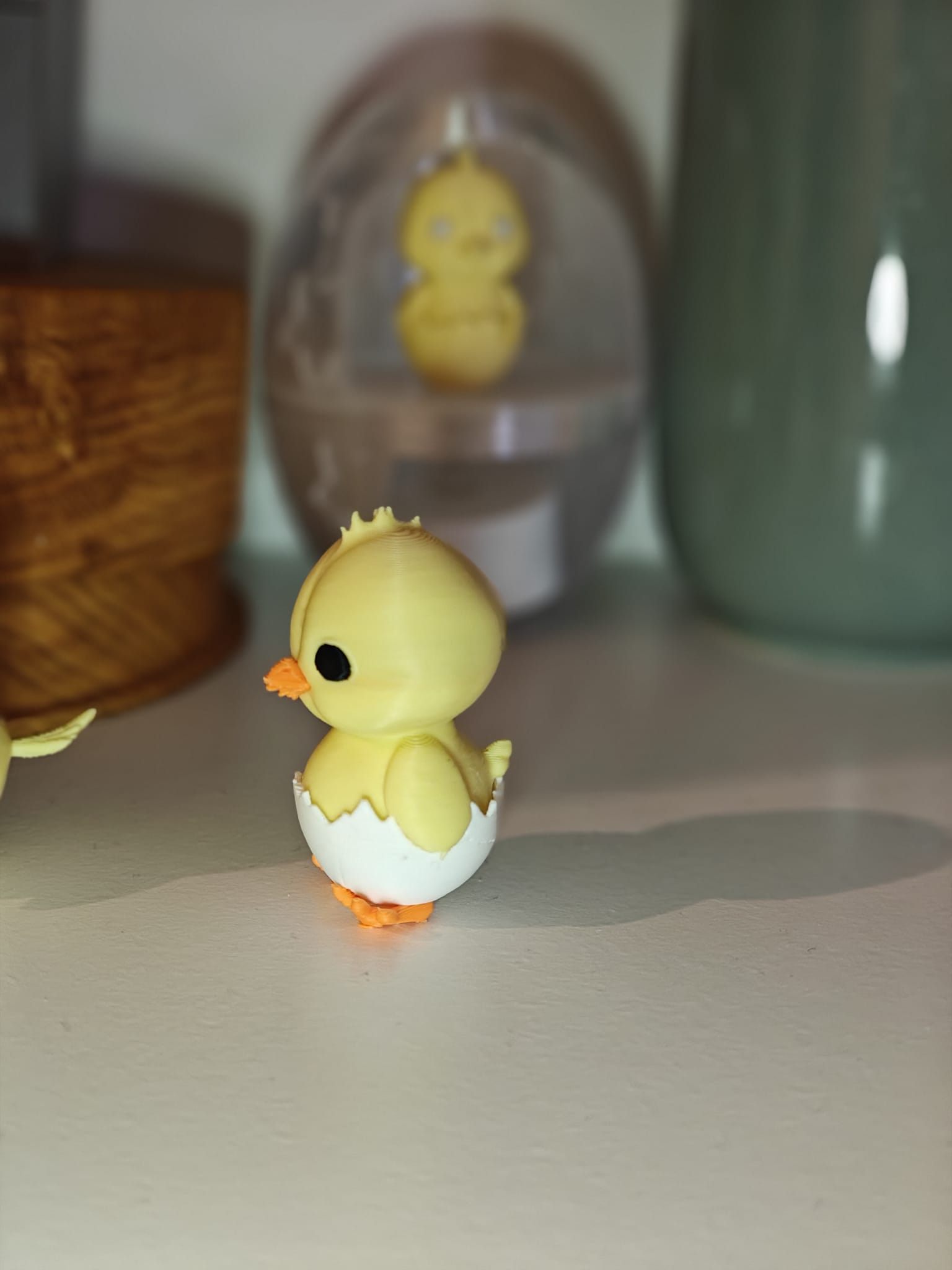 Hatching Baby Chick — Easter Figurine | Multi-Color 3D Print 3MF Model — view 6