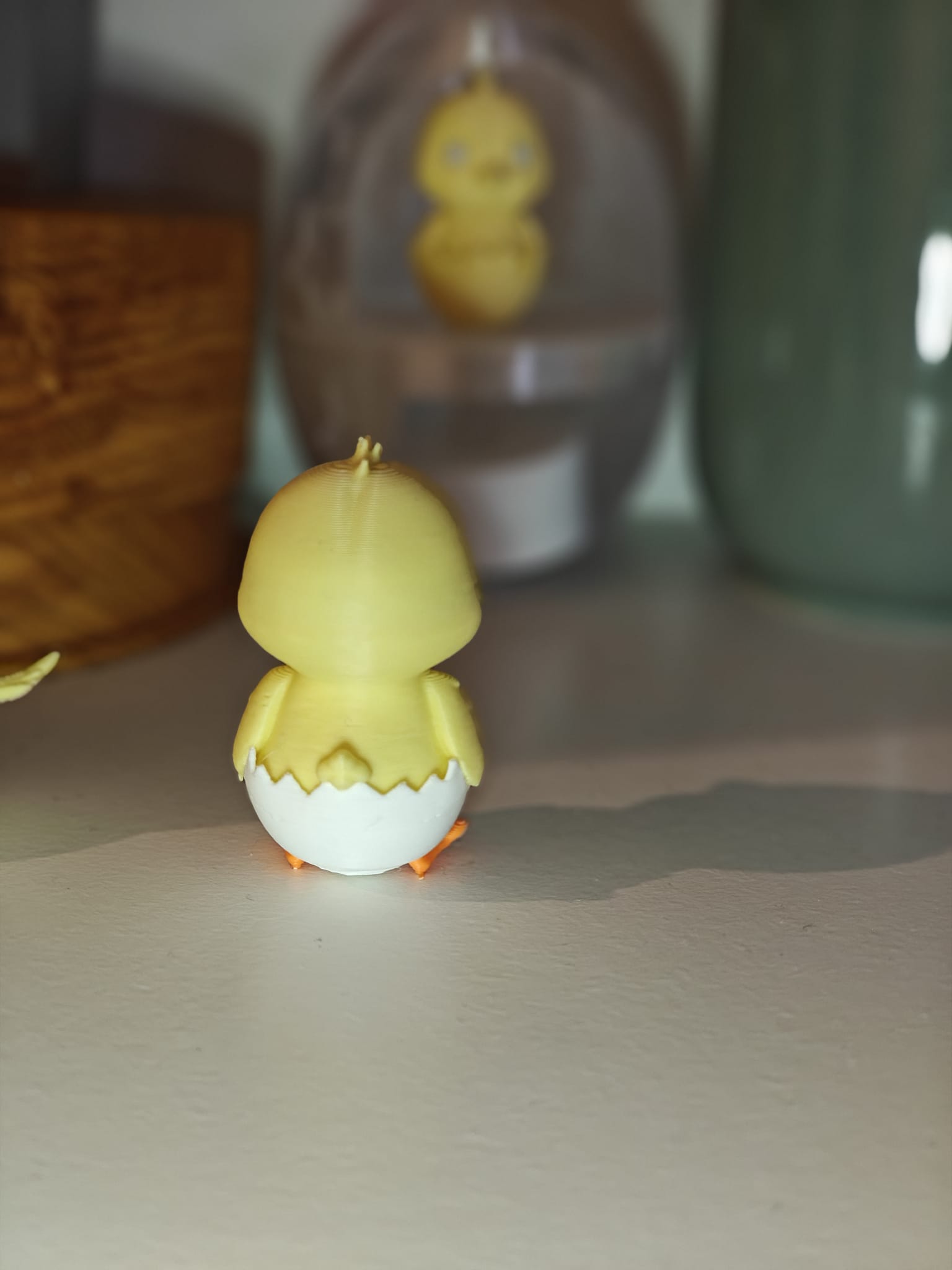 Hatching Baby Chick — Easter Figurine | Multi-Color 3D Print 3MF Model — view 7
