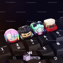 Keycap STL Collection - Cyberpunk Edgerunners 3D Model