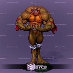 Zitz from Battletoads V3 3D Printer Files STL Model