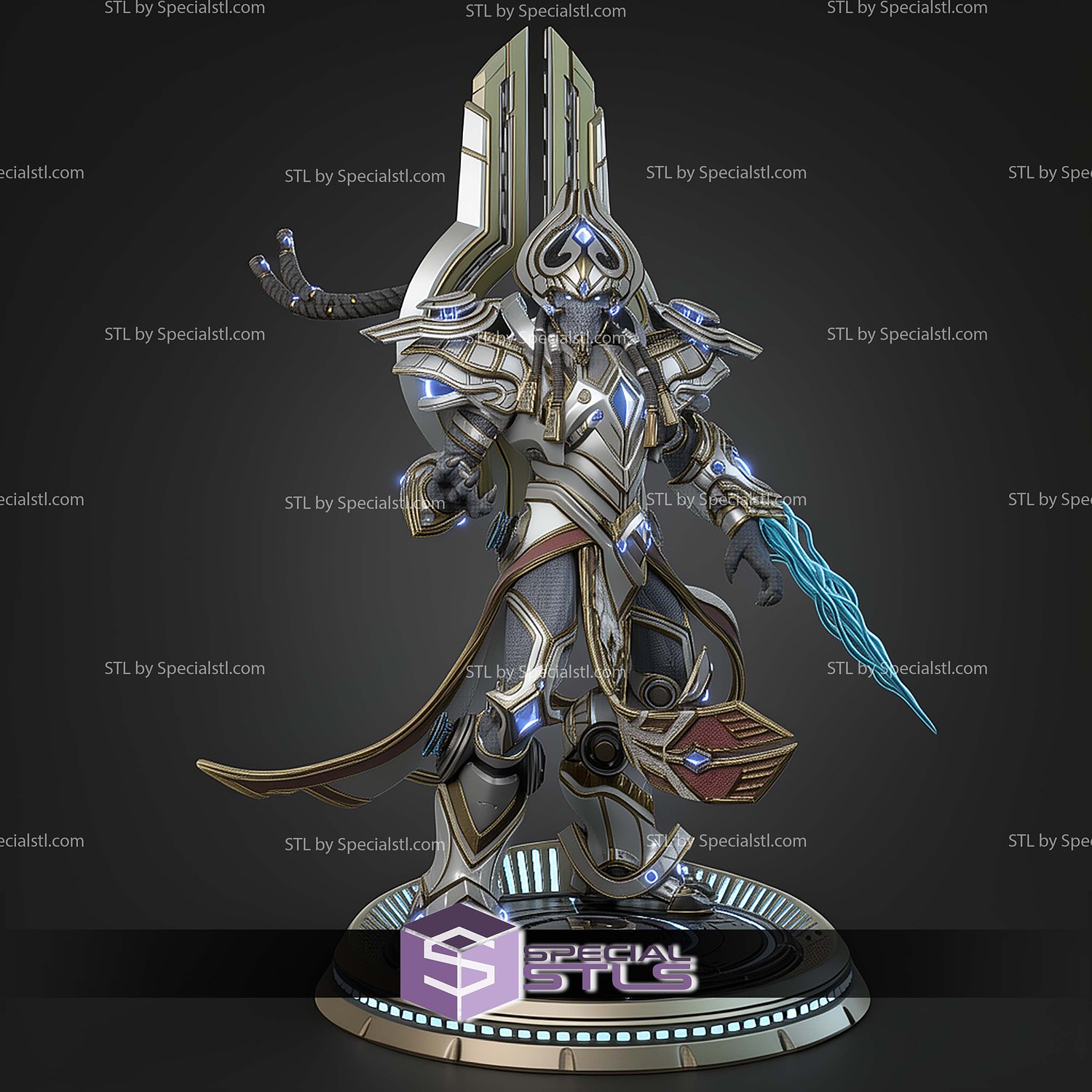 Artanis Starcraft 321mm STL Files 3D Model — view 2