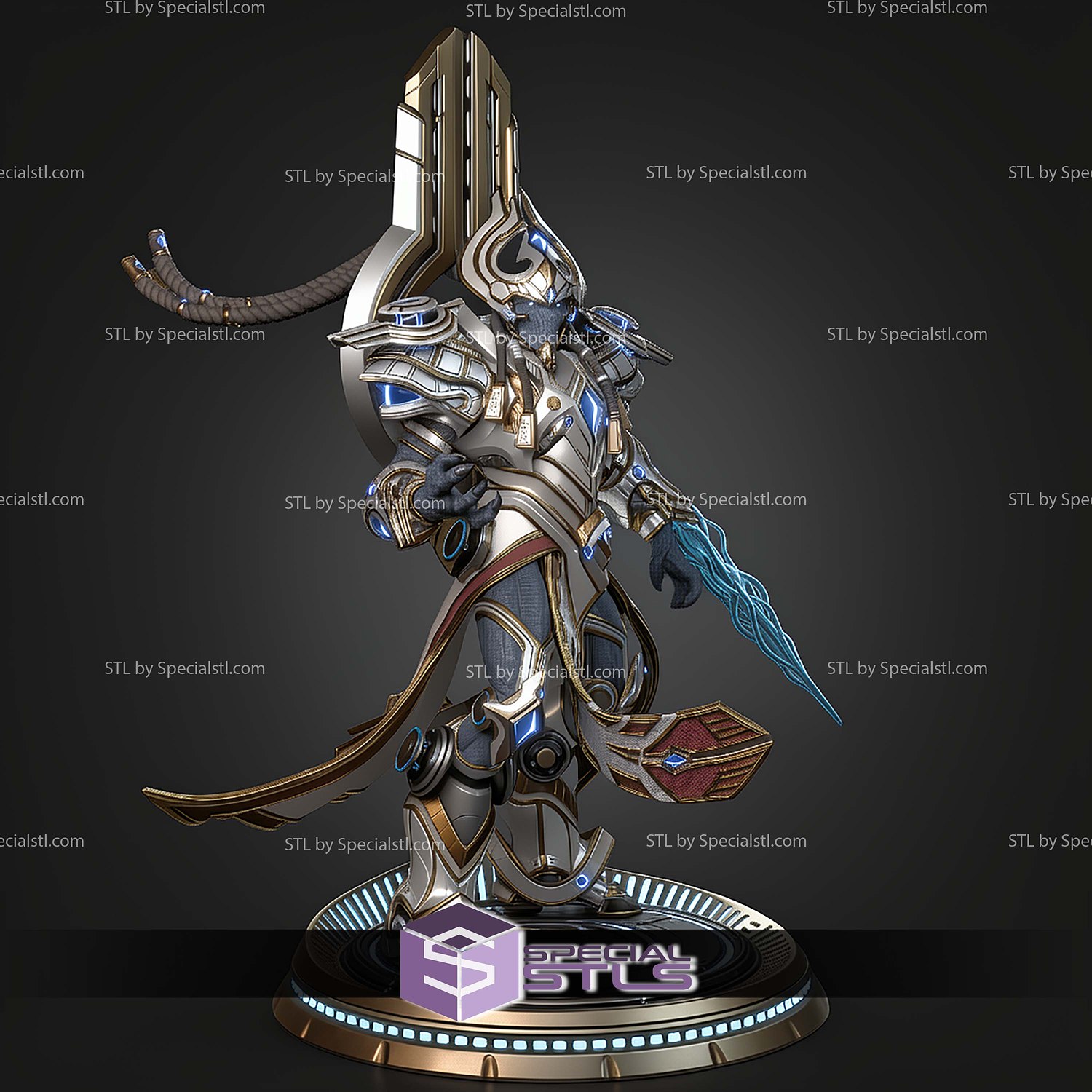 Artanis Starcraft 321mm STL Files 3D Model — view 3