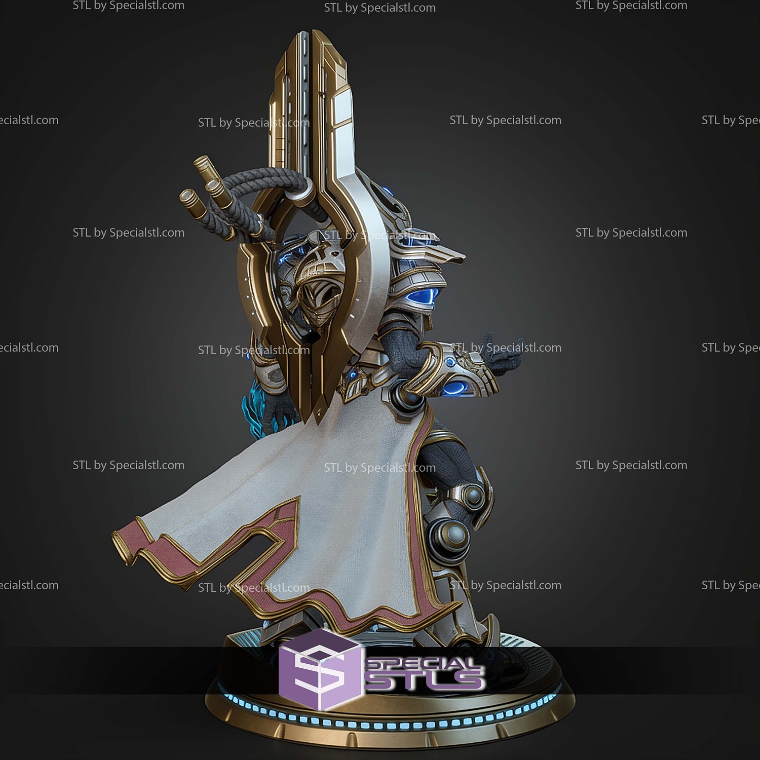 Artanis Starcraft 321mm STL Files 3D Model — view 4