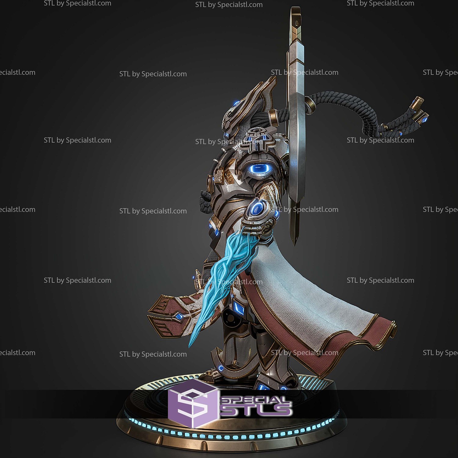 Artanis Starcraft 321mm STL Files 3D Model — view 5