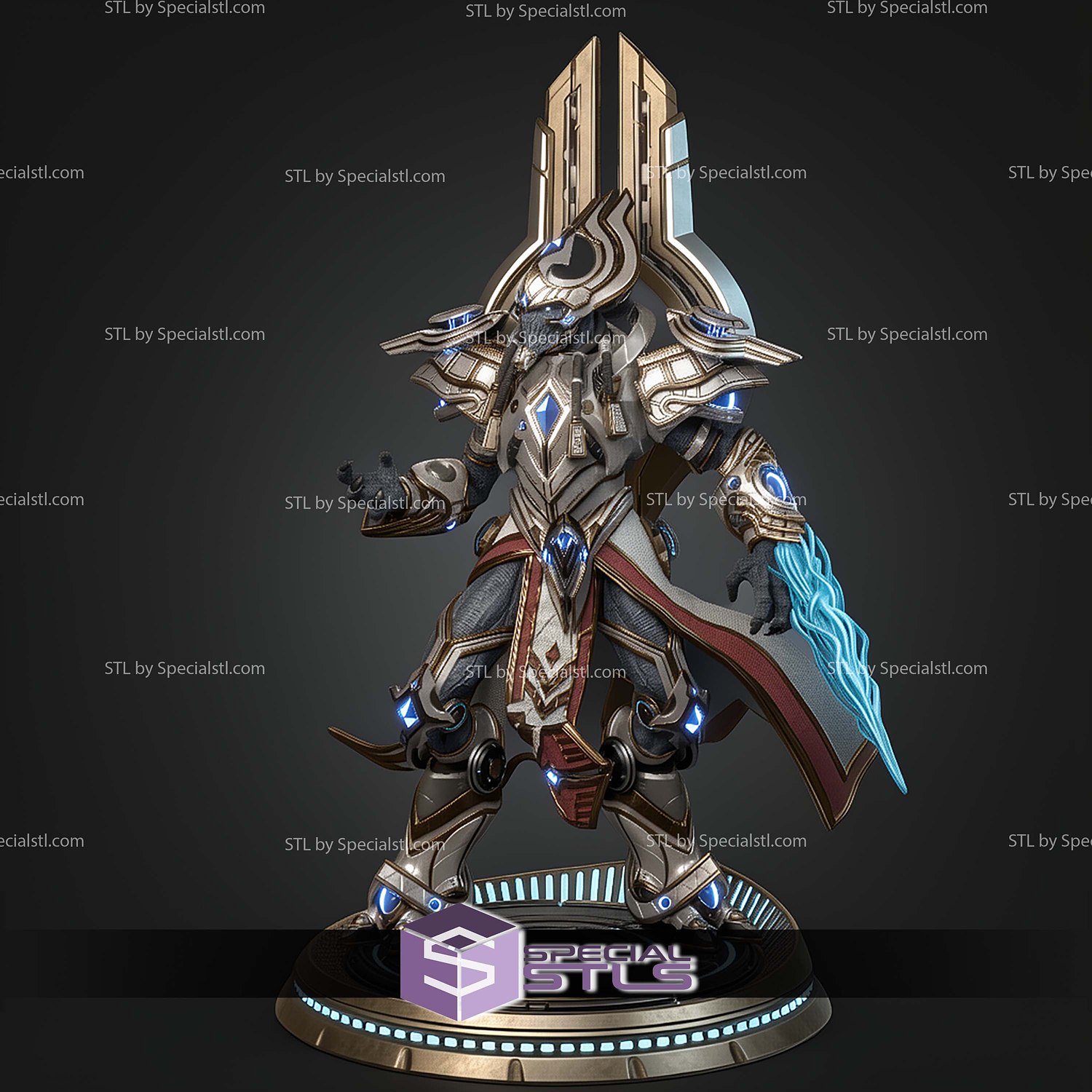 Artanis Starcraft 321mm STL Files 3D Model — view 6