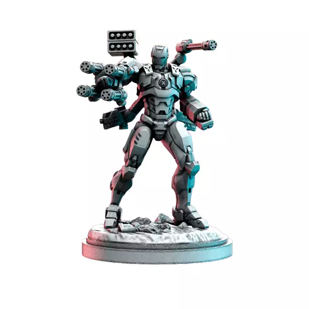 Rhode Warrior III - Detailed Tabletop Figurine 3D STL Model