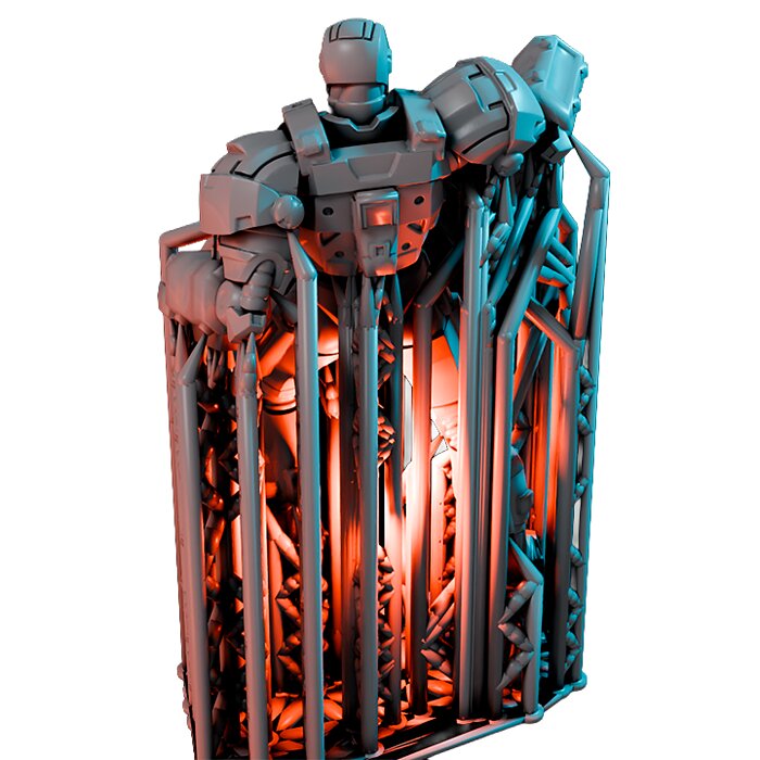 Rhode Warrior III - Detailed Tabletop Figurine 3D STL Model — view 2