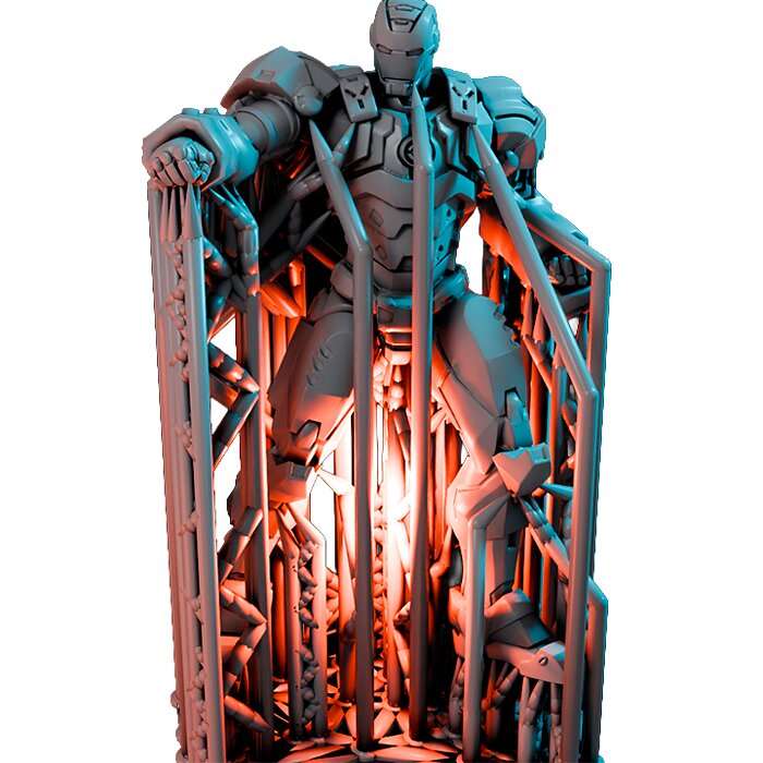 Rhode Warrior III - Detailed Tabletop Figurine 3D STL Model — view 3
