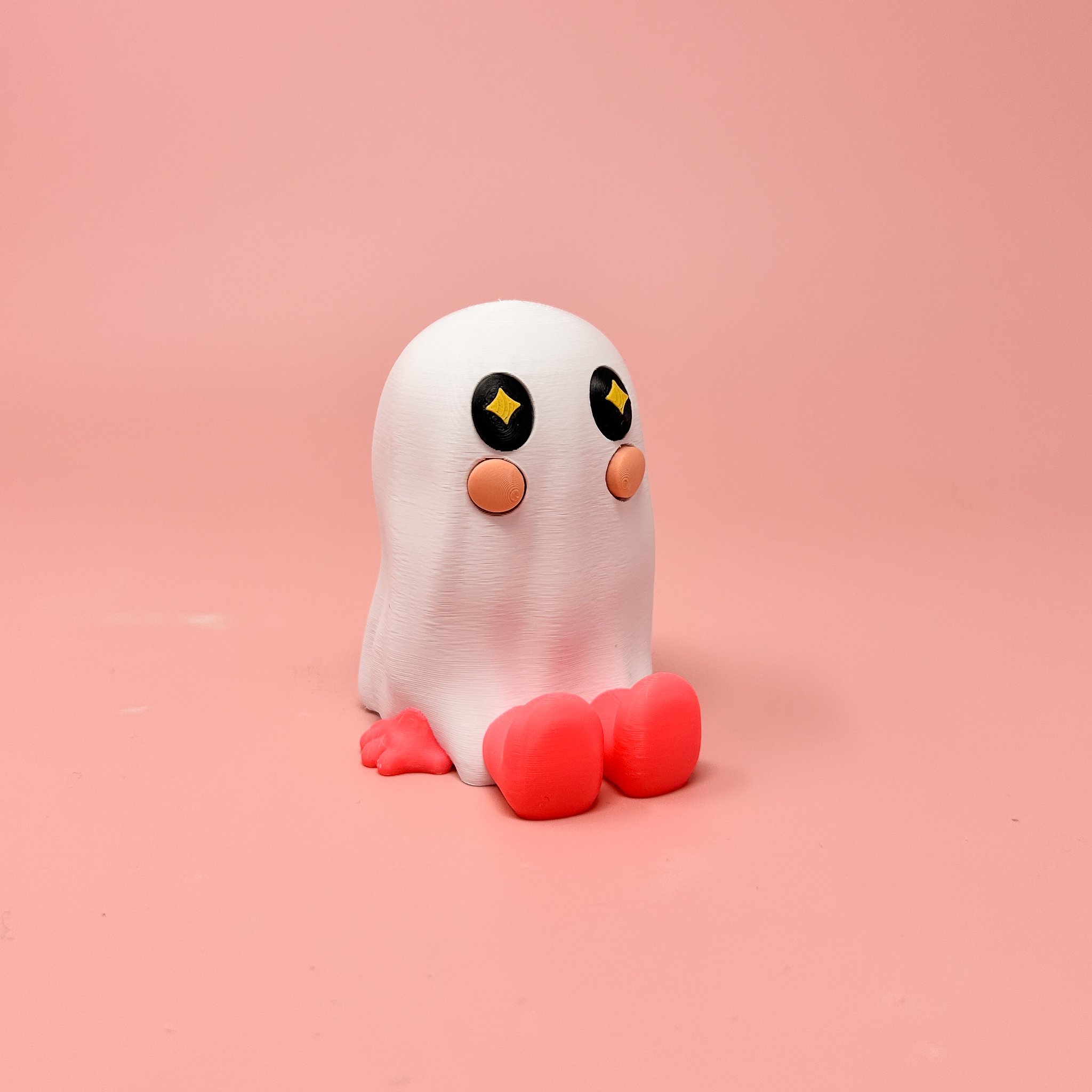No One's Boo - Bittersweet Creatures - Cute Ghost Collectible Figure, Mystery Box, Blind Box 3D STL Model — view 3