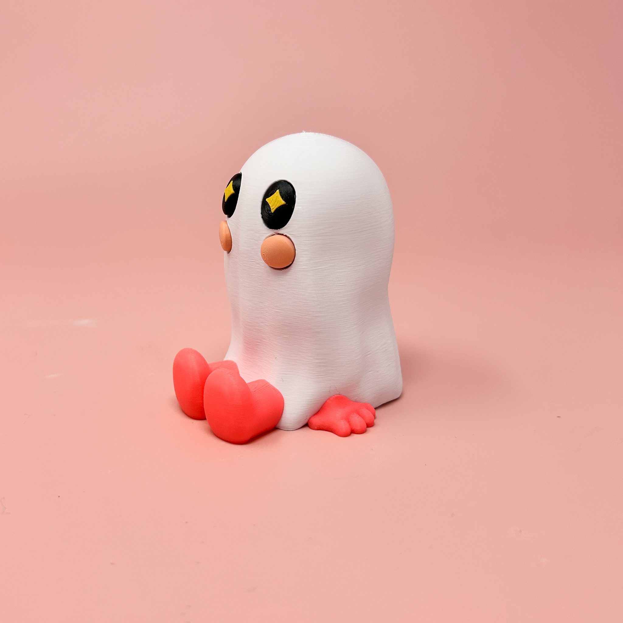 No One's Boo - Bittersweet Creatures - Cute Ghost Collectible Figure, Mystery Box, Blind Box 3D STL Model — view 6