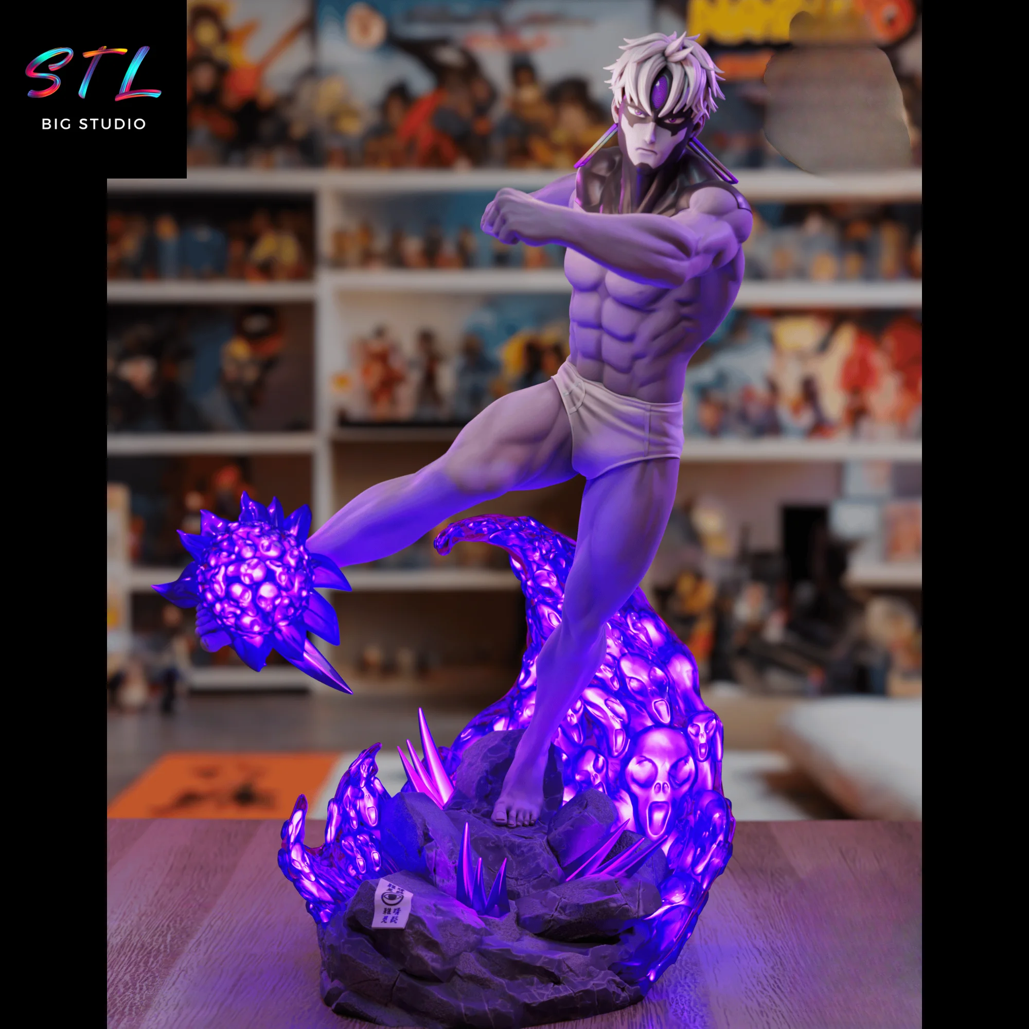 Jin Enjoji Evil Eye STL | Dandadan | 3D Printable Figure Model