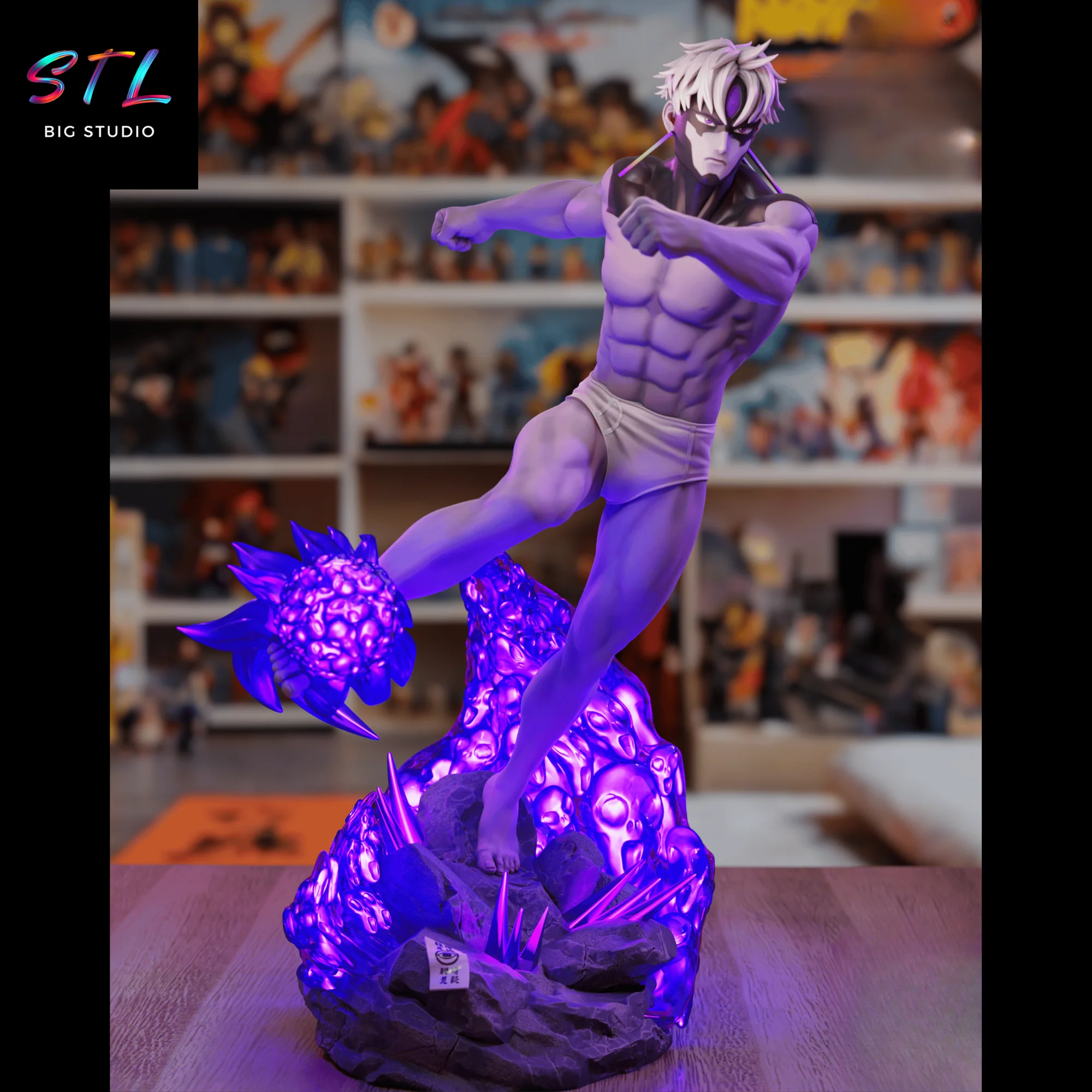 Jin Enjoji Evil Eye STL | Dandadan | 3D Printable Figure Model — view 2