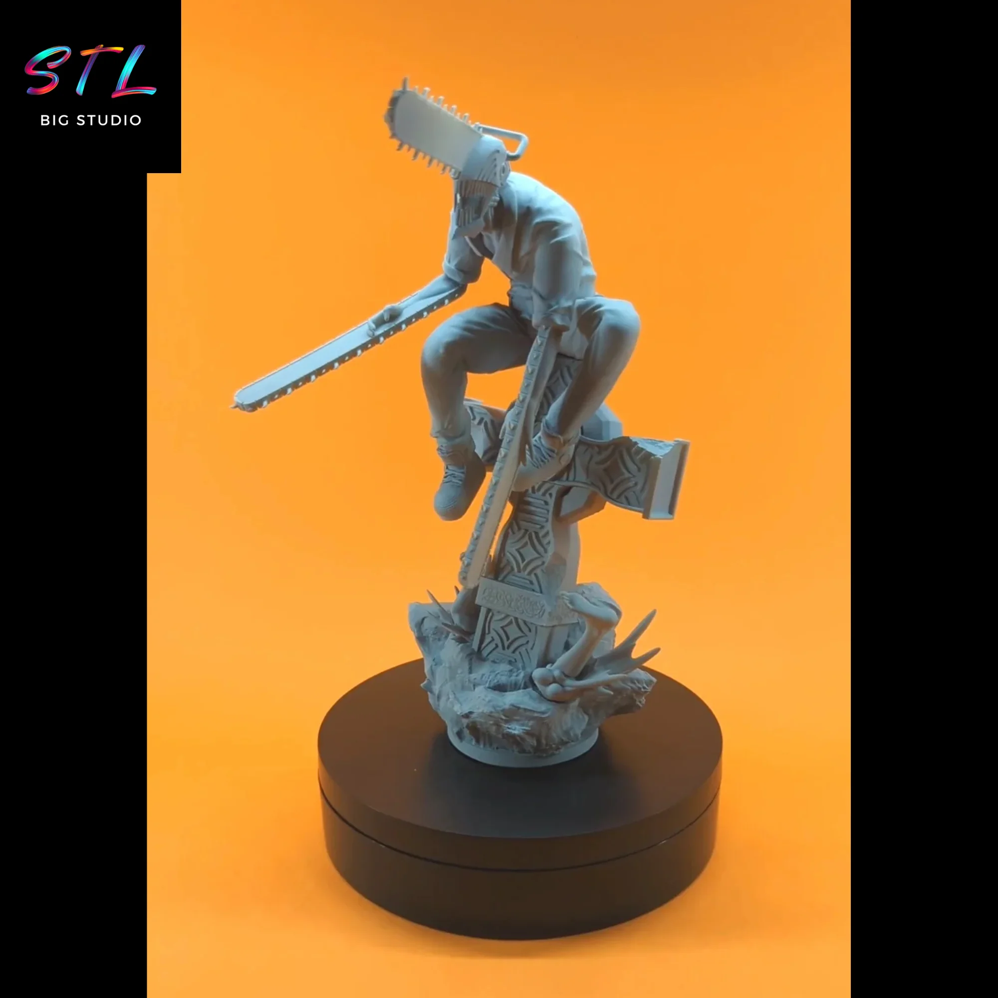 Denji STL | Chainsaw Man | 3D Printable Figure Model — view 4