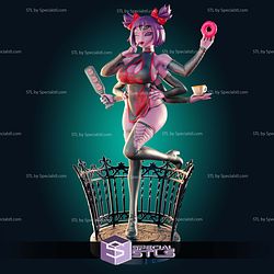 Muffet Thin And Curvy Spider Girl 3D Printer Files STL Model