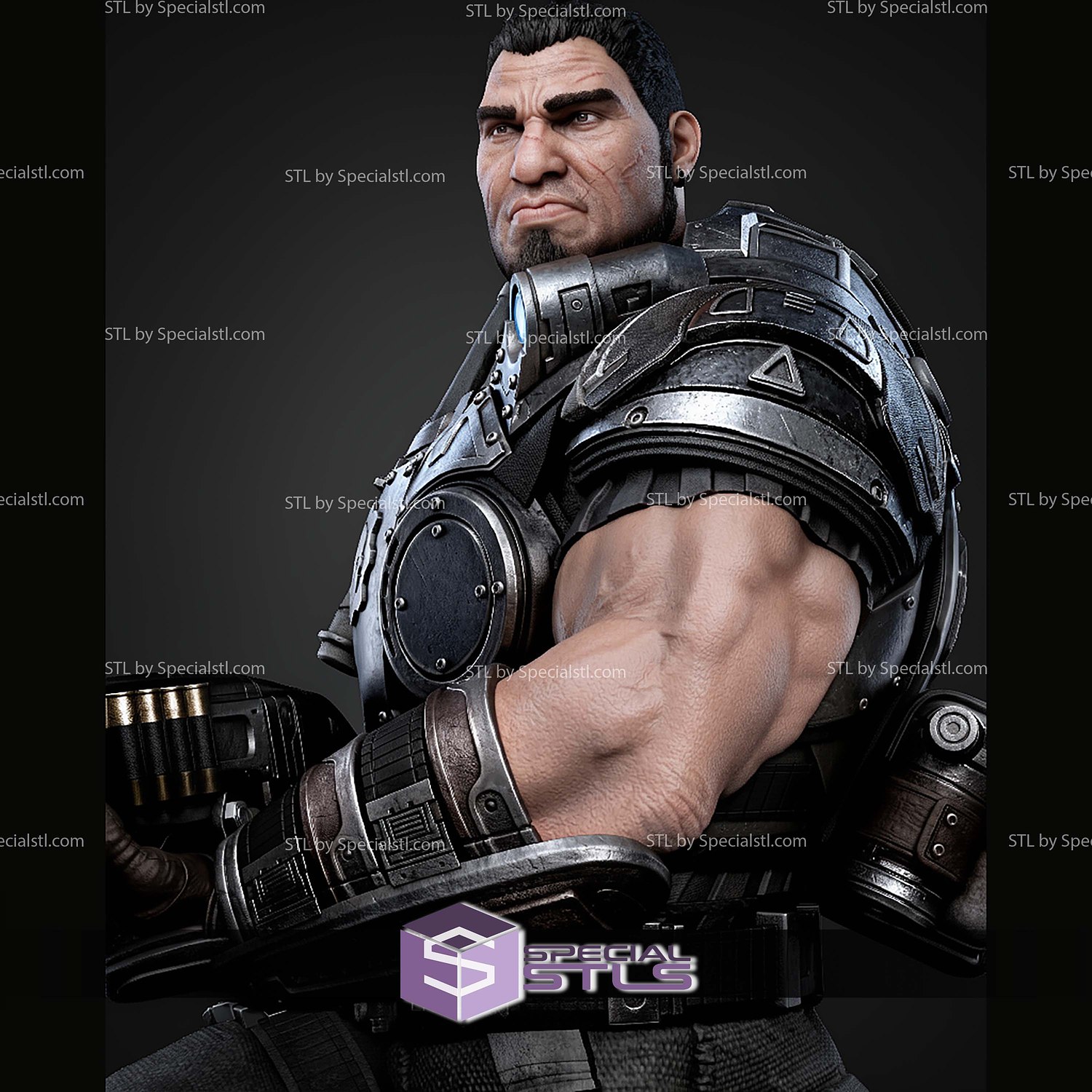 Dominic Santiago 1 6 414mm STL Files 3D Model — view 5