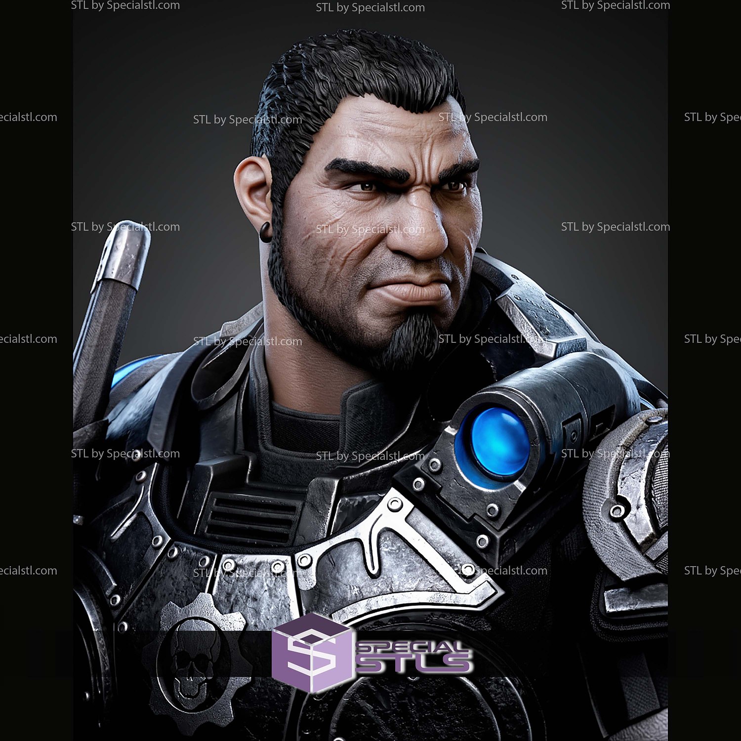 Dominic Santiago 1 6 414mm STL Files 3D Model — view 6