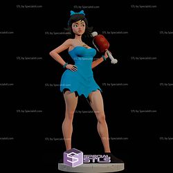 Betty Flintstones Realistic STL Files 3D Model