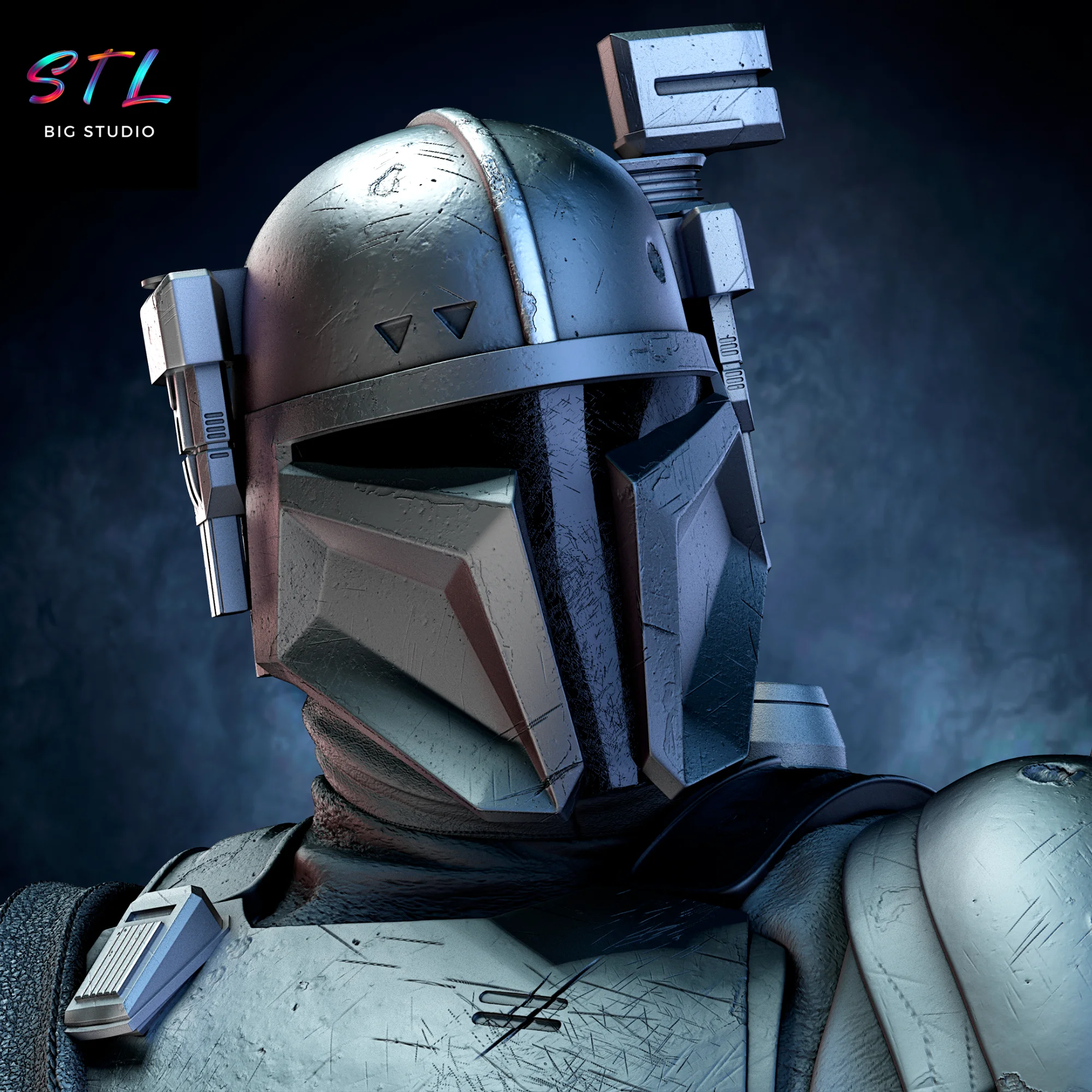 Paz Vizsla STL | 3D Printable Figure | Star Wars Model — view 6