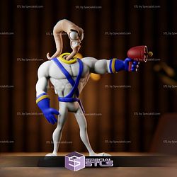 Simple STL Collection Earthworm Jim 3D Model