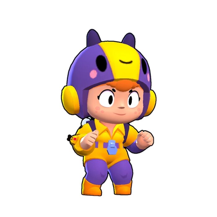 Bea Original - Brawl Stars 3D STL Model — view 6
