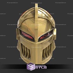 Cosplay STL Files Marvel Rivals Iron Man Blood Edge Helmet 3D Model